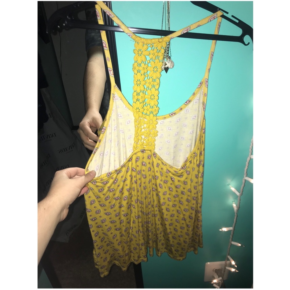 Lace Racerback Tank - Picture 2 of 6